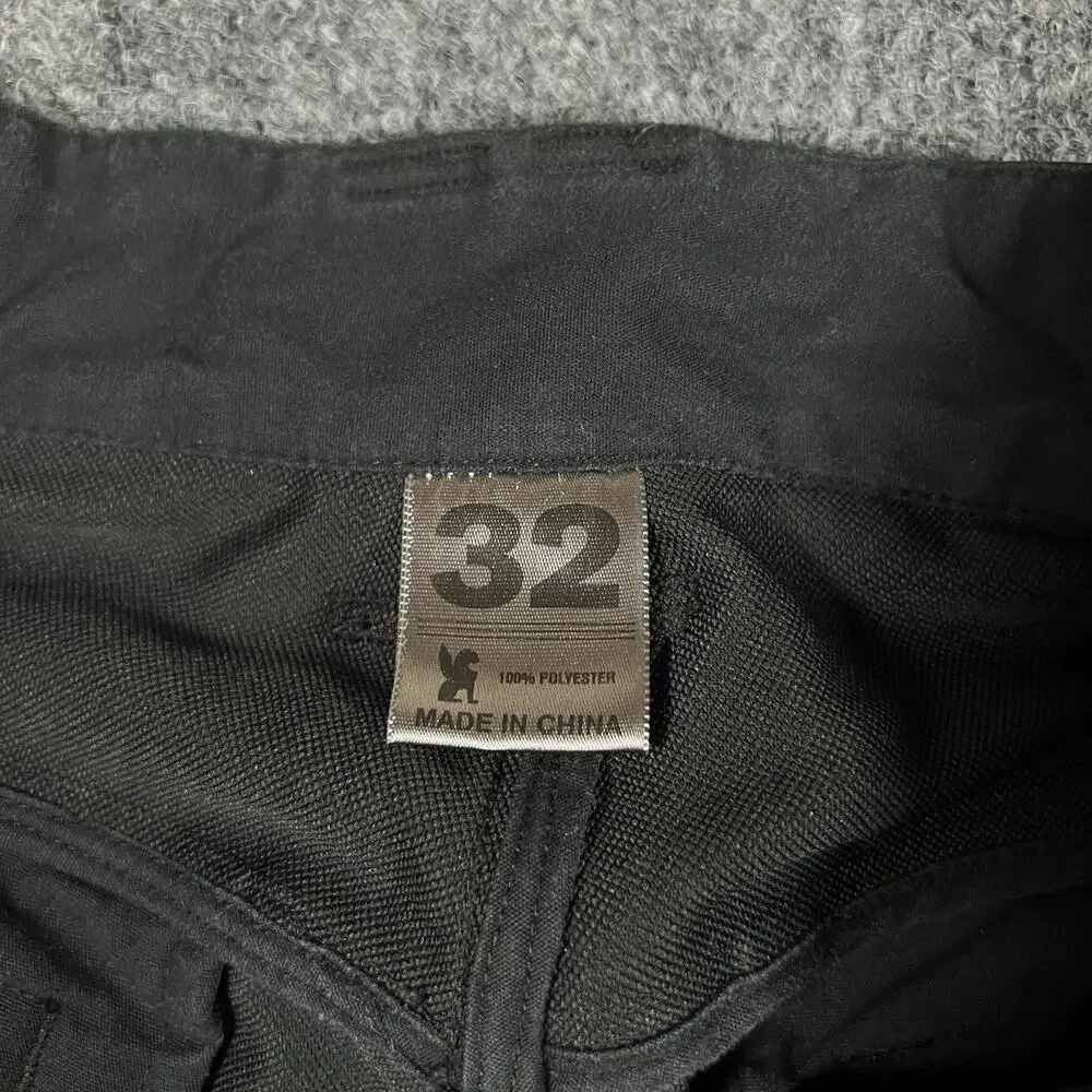 Chrome Industries Pants Mens 32x32 Black Chino Slim Polyester Cycling Riding